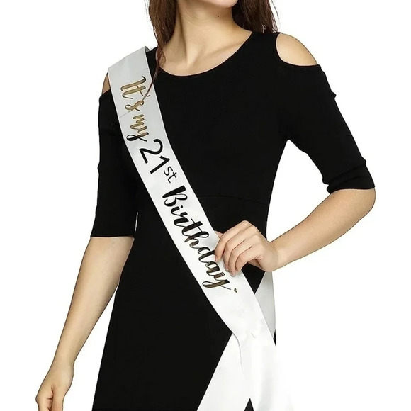 ADBetty Accessories - ADBetty 21st Birthday Sash 🥂🎁